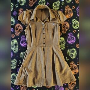 Sourpuss Black & Mustard Dress